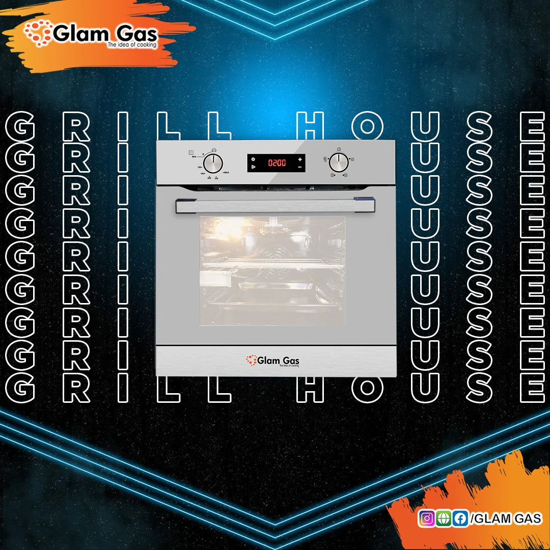 glamgas built in oven grill house gas + electric