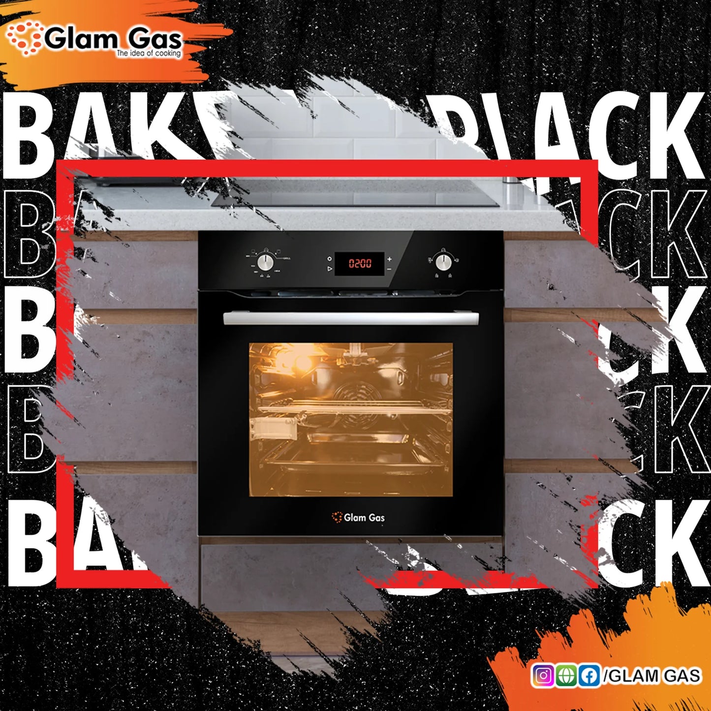 Glam Gas	Oven Black Forest Gg