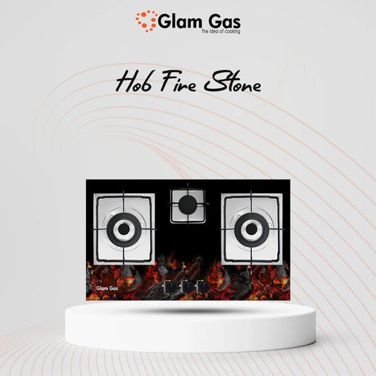 Glamgas Built-in Hob Fire Stone