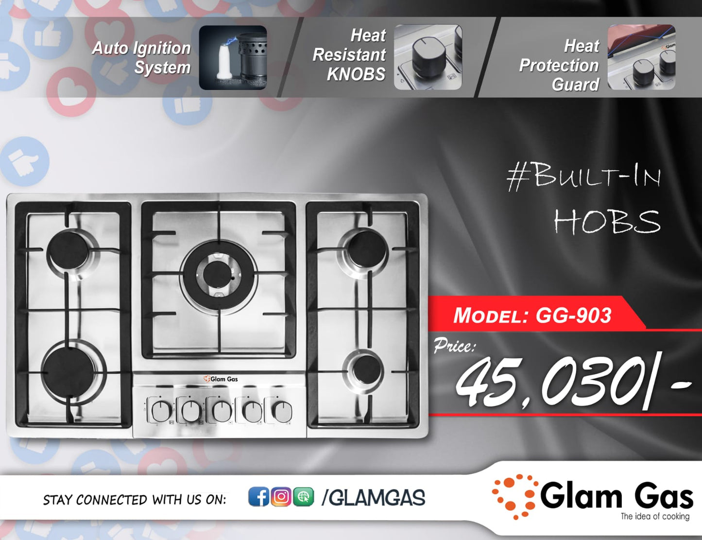 Glam Gas	Hob	903