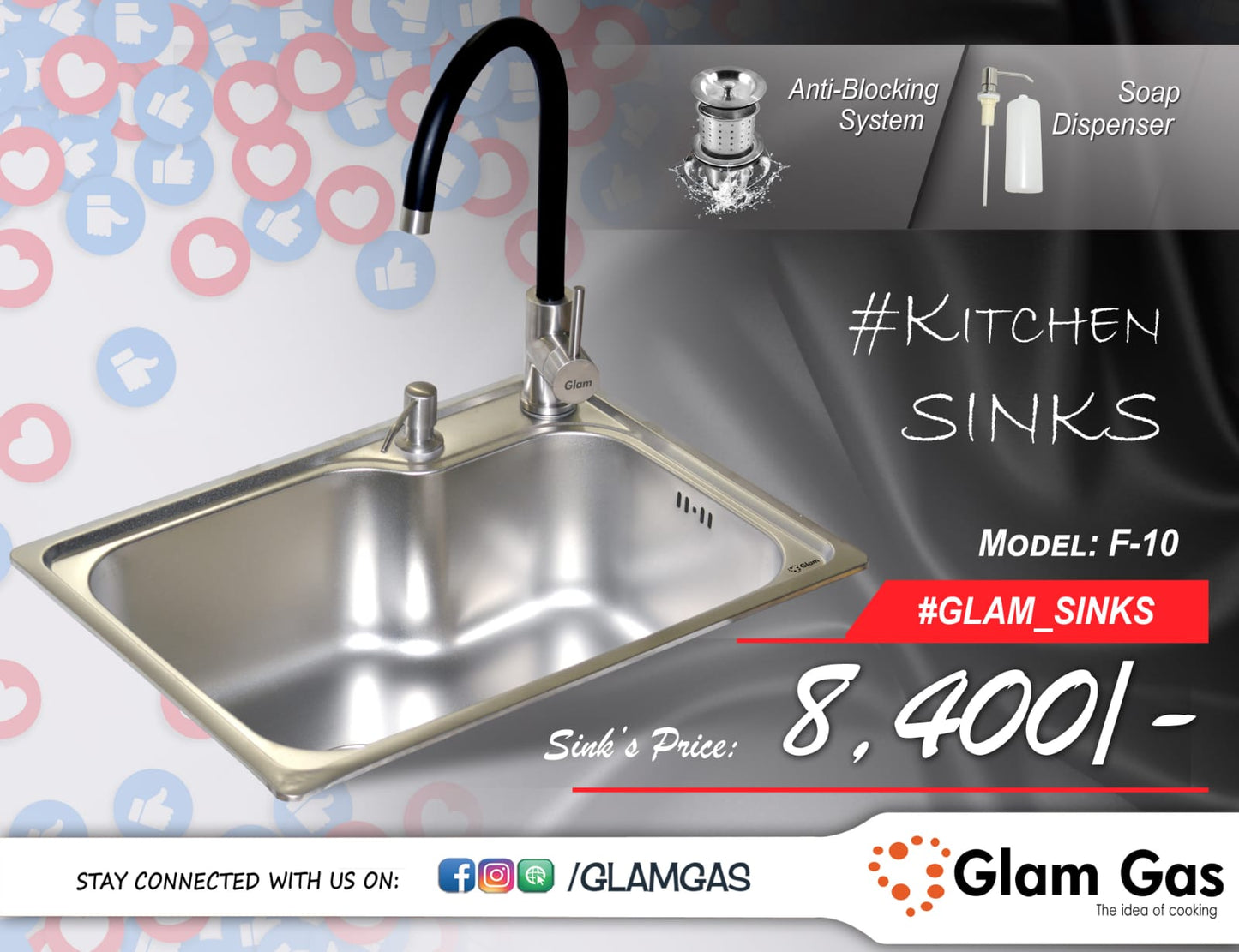 Glam Gas	Sink	F-10