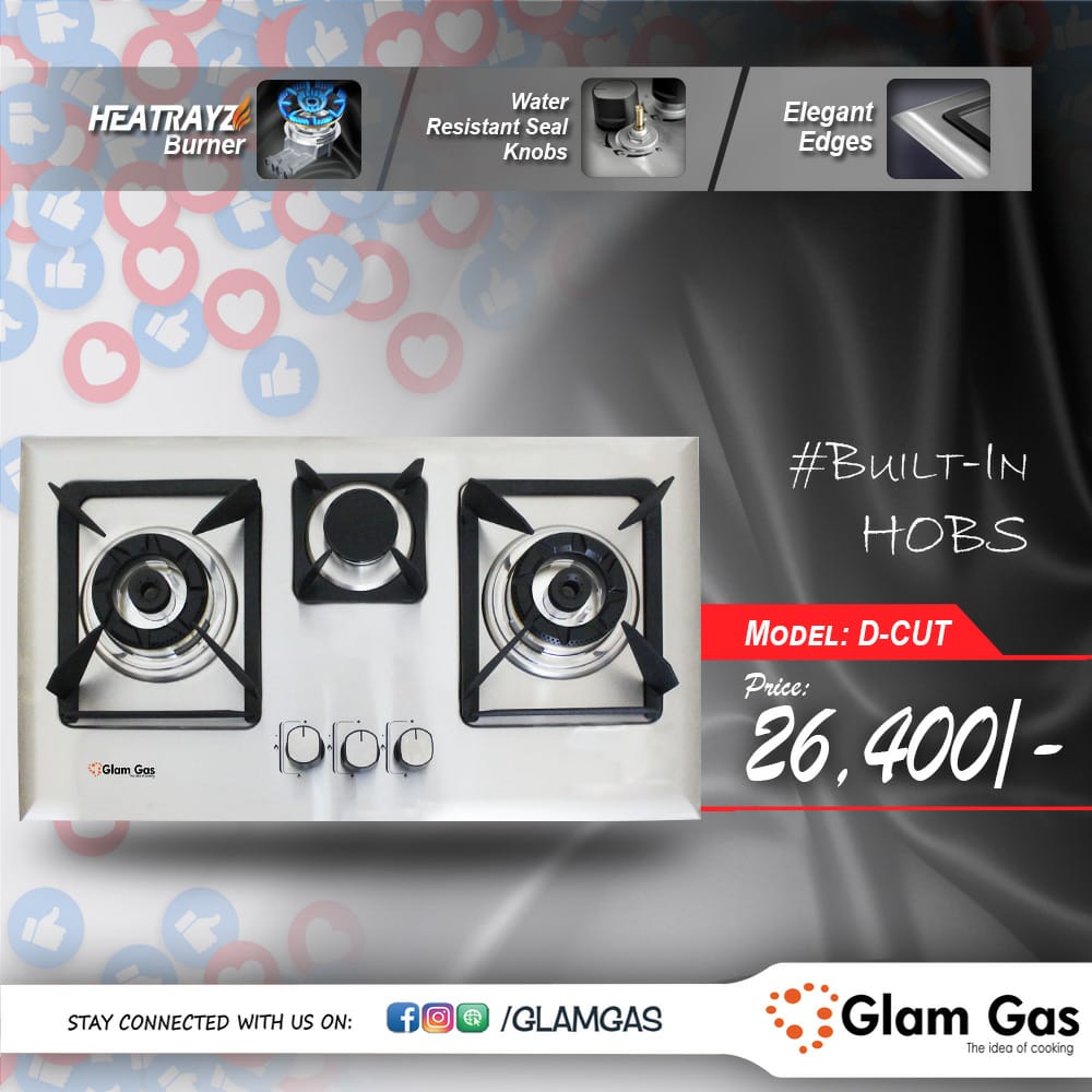 Glam Gas	Hob	D-cut