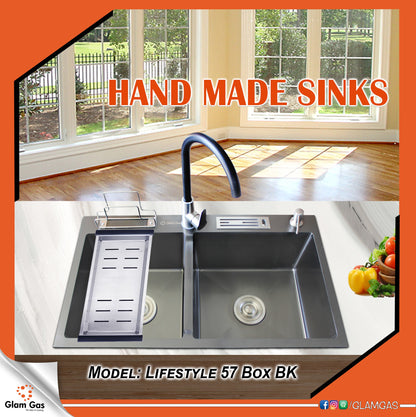 Hand Made Sink Lifestyle 57 BOX BK