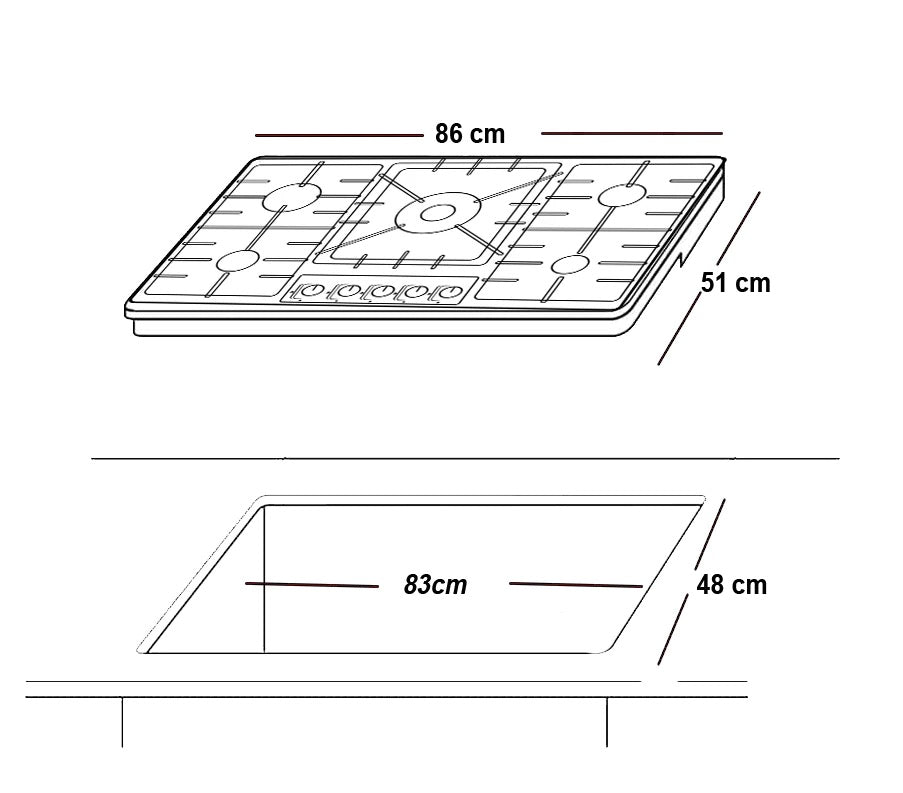 Glam Gas	Hob	903