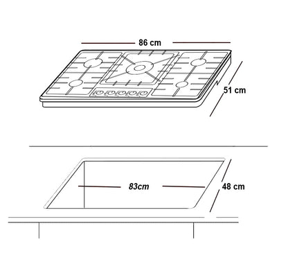 Glam Gas	Hob	903