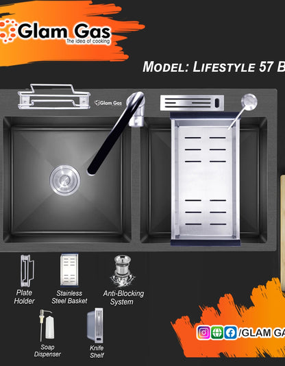 Glam Gas	Sink	Lifestyle 57 Bk